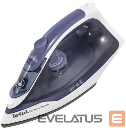 Iron TEFAL FV2837E0 Steam iron, Blue/White