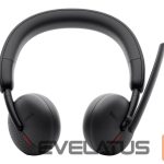Wired headphones Dell  On-Ear Headset WL3024 Built-in microphone Wireless Black 