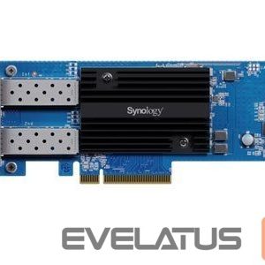 Converter Synology  E25G30-F2 Dual-port 25GbE SFP28 add-in card designed to accelerate bandwidth-intensive workflows 