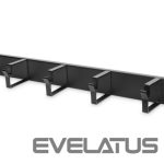 Other goods Digitus  | Cable Management Panel | DN-97602 | Black | 5x cable management ring (HxD: 40x60 mm). The Cable Management Panel is getting fixed on the 483 mm (19“) profile rails. Five cable guiding rings allow an easy, horizontal array of patch cables. It guarantees an optimized cable management in your 483 mm (19”) network- or server rack. 