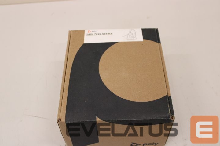 Wired headphones Poly SALE OUT. | Savi 7220 Office | Headset | Built-in microphone | On-ear | USED,SCRATCHED | Wireless | Black
