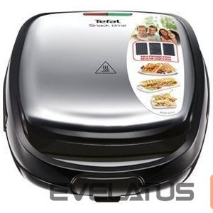 Toster TEFAL  SW342D38 Sandwich Maker, Black/Stainless Steel 
