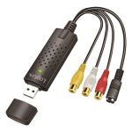 Routers Logilink  VG0030A USB 2.0 A/V grabber, USB-A/M to 3x RCA + Mini-DIN 5/F, Windows 11 