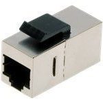 Converter Digitus  CAT 5e modular coupler, shielded RJ45 to RJ45, for panel connection 