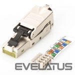 Converter Digitus  | CAT 6A Field Termination Plug, STP with dust cap, Bend relief | DN-93631 