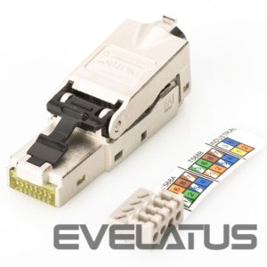 Converter Digitus  | CAT 6A Field Termination Plug, STP with dust cap, Bend relief | DN-93631 