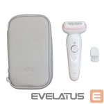 Epilator Braun  Epilator | SES9000 Silk-epil 9 SkinSpa | Operating time (max) 50 min | Number of power levels 2 | Wet & Dry | White/Pink 