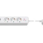 Circuit breaker Goobay  41264 3-Way Power Strip with Switch and USB | Sockets quantity 3 