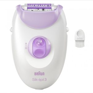 Epilator Braun  Epilator | SE3-000 Silk épil 3 | Number of power levels 2 | White/Purple 