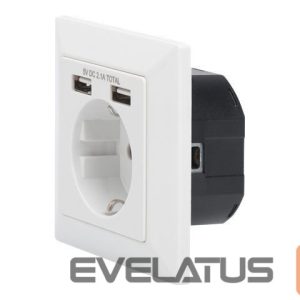 Server - Other Accessories Digitus  Safety socket for flush mounting with 2 USB ports | DA-70613 