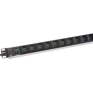 Circuit breaker Digitus  Aluminum outlet strip, IEC C14 plug | DN-95404 | Sockets quantity 10 