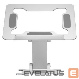 Headphone with microphone Gembird  Foldable notebook riser stand, silver 