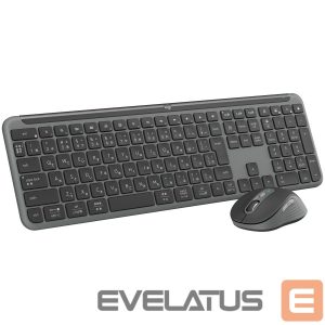Computer keyboard Logitech  LOGITECH Signature Slim Combo MK950 for Business - GRAPHITE - US INT'L - 2.4GHZ/BT - INTNL-973 