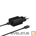 Adapter Samsung  Samsung Travel Quick charger Type-C to Type-C 25W, 1M EP-TA800XBEGWW Black