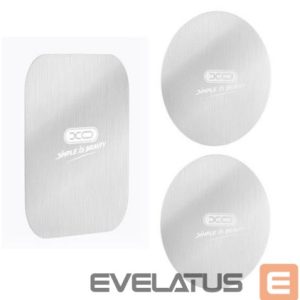 Auto holder iLike  Magnetic holder plates 3pcs stickers Silver