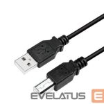 Cable Logilink  USB cable USB 2.0 A to B 2x male CU0009B 5 m, USB-A male, USB-B male 