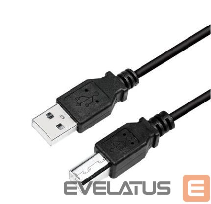 Cable Logilink USB cable USB 2.0 A to B 2x male CU0009B 5 m, USB-A male, USB-B male