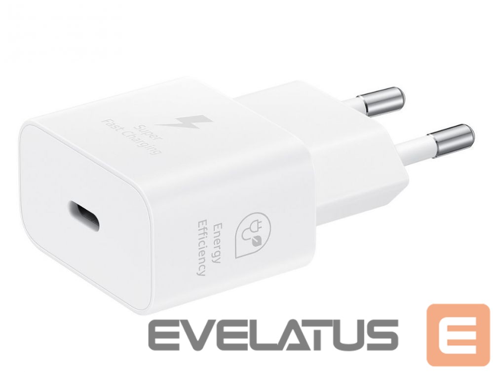 Adapter Samsung Samsung USB-C 25W Travel Charger EP-T2510NWE White