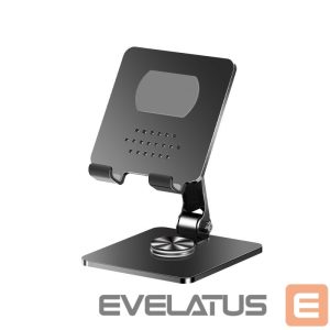 Holders and stands iLike  STM4 Metal Tablet PC Holder Stand with Adjustable Perfect Angle & 360 Rotation Black Black