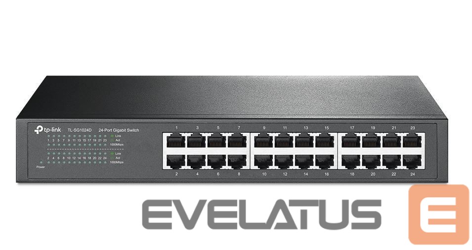 Server - Other Accessories TP-Link Switch TL-SG1024D Unmanaged, Desktop/Rackmountable, 1 Gbps (RJ-45) ports quantity 24