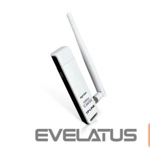 Cable TP-Link  USB 2.0 Adapter TL-WN722N 2.4GHz, 802.11n, 150 Mbps, 1xDetachable antenna 4dBi 