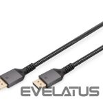 Monitor accessory Digitus  DisplayPort Connector Cable 1.4 	DB-340201-010-S Black, DP to DP, 1 m 