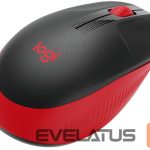 Computer mouse Logitech  Full size Mouse M190 	Wireless, Red, USB 