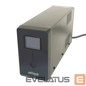 Servers EnerGenie  UPS with USB and LCD display, Black 850 VA, 510 W, 220 V 