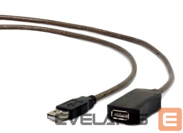 Cable Cablexpert Active USB 2.0 extension cable UAE-01-10M USB, USB 2.0 female (type A), 10 m, Black
