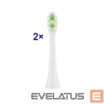 Toothbrush ETA  Toothbrush replacement  WhiteClean 070790400 Heads, For adults, Number of brush heads included 2, White 