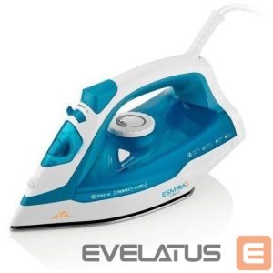 Iron ETA  Iron Esmira 027390000 Steam Iron, 2200 W, Water tank capacity 380 ml, Continuous steam 40 g/min, Turquoise 