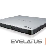 Server - Other Accessories H.L Data Storage  Ultra Slim Portable DVD-Writer GP57ES40 Interface USB 2.0, DVD±R/RW, CD read speed 24 x, CD write speed 24 x, Silver, Desktop/Notebook 