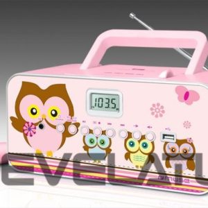 Interactive solution Muse  M-29KP Pink/Image, 30 W, Portable radio CD/MP3 player with USB, 