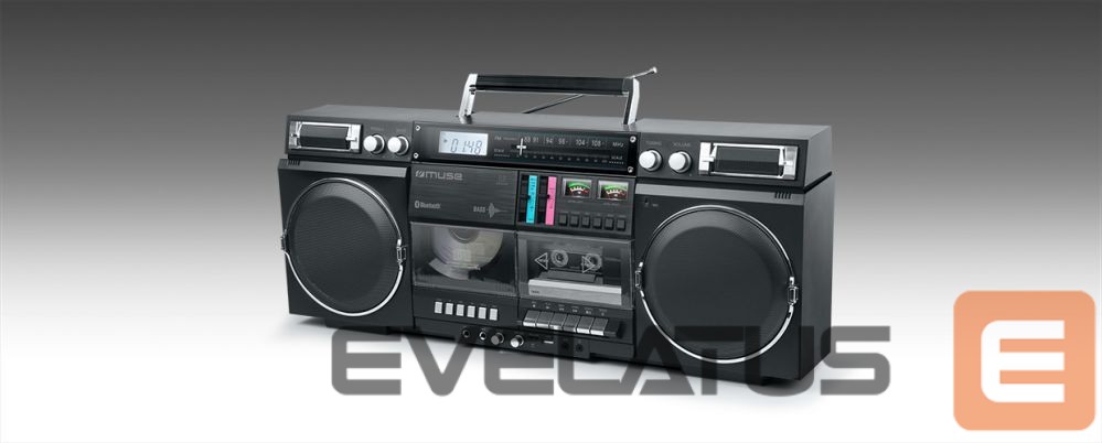 Interactive solution Muse M-380 GB Ghetto Blasters, Black
