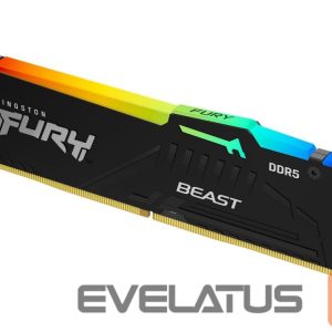 RAM DDR4 Kingston  Fury Beast 32GB DDR5, 6000 MHz, CL36, 288-Pin, DIMM 