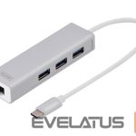 Other Computer Accessory Digitus  USB Type-C 3-Port Hub + Gigabit Ethernet 