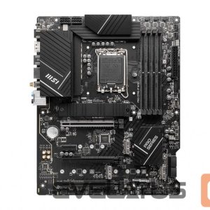 Motherboard for Intel processors MSI  PRO Z790-P WIFI Processor family Intel Processor socket  LGA1700 DDR5 DIMM Memory slots 4 Supported hard disk drive interfaces 	SATA, M.2 Number of SATA connectors 6 Chipset Intel Z790 ATX 