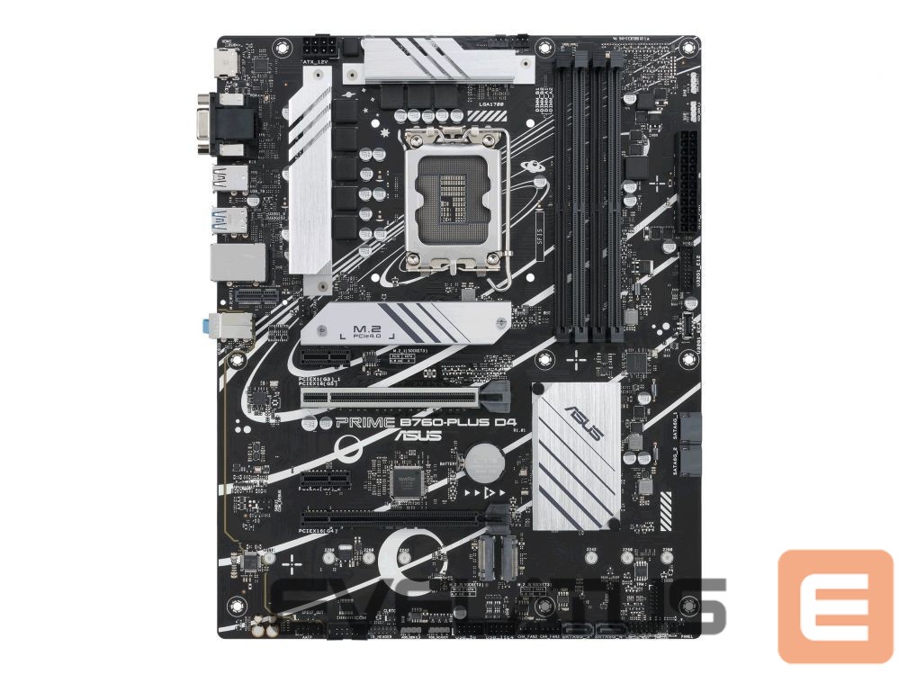 Motherboard for Intel processors Asus PRIME B760-PLUS D4 Processor family Intel Processor socket LGA1700 DDR4 Supported hard disk drive interfaces M.2, SATA Number of SATA connectors 4