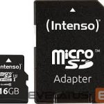 Other Computer Accessory Intenso  MEMORY MICRO SDHC 16GB UHS-I/W/ADAPTER 3423470 