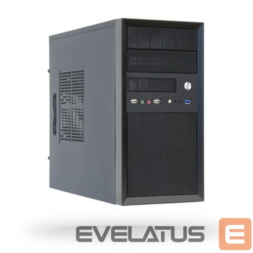 Computer case Chieftec Case||MiniTower|MicroATX|Colour Black|CT-01B-OP