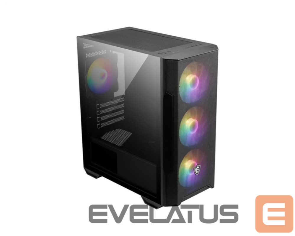 Computer case MSI Case||MAG FORGE M100R|Micro|Not included|MicroATX|MiniITX|Colour Black|MAGFORGEM100R