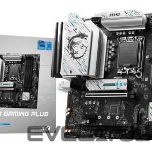 Motherboard for Intel processors MSI  Mainboard||Intel B760 Express|LGA1700|Micro-ATX|Memory DDR5|Memory slots 4|1xPCI-Express 3.0 1x|1xPCI-Express 4.0 4x	|1xPCI-Express 4.0 16x|2xM.2|2xHDMI|2xDisplayPort|2xUSB 2.0|4xUSB 3.2|1xPS/2|1xRJ45|3xAudio port|B760MGAMINGPLUSWIFI 