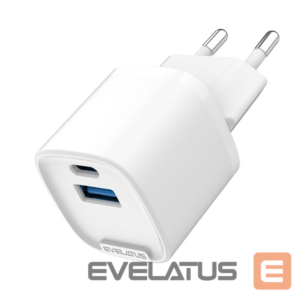 Adapter Evelatus Evelatus QuickVolt Adapter 20W EU-WH White