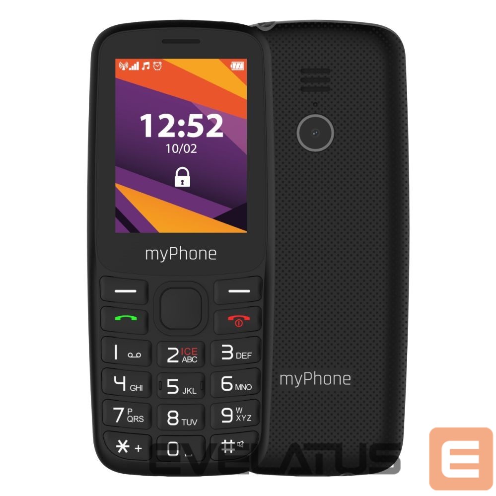 Cell phone MyPhone 6410 LTE Dual SIM Black