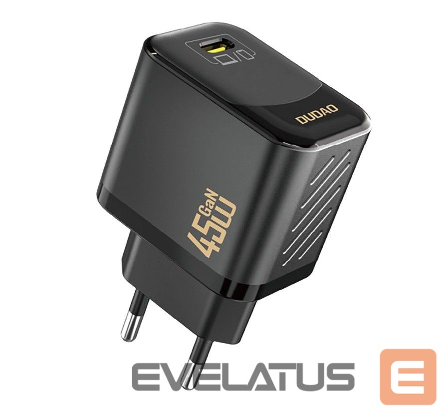 Adapter Dudao Dudao A28 45W GaN USB-C Wall Charger - Black Black
