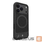 Back panel cover Evelatus Apple iPhone 17 Pro Premium Case Magsafe With Stand Plastic Black