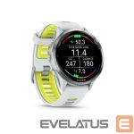 Smart watches Garmin  Forerunner 970, Titanium with Whitestone Case and Whitestone/Translucent Amp Yellow Band