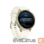 Smart watches Garmin  Venu 4 - 41mm, Lunar Gold with Bone Silicone Band sports watch 