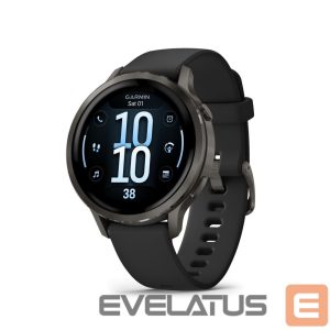 Smart watches Garmin  Venu 4 - 41mm, Slate with Black Silicone Band sports watch 