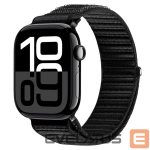 Strap Dux Ducis  Apple Watch 42/44/45/46/49MM YE Nylon Braided Loop Wrist Strap Black